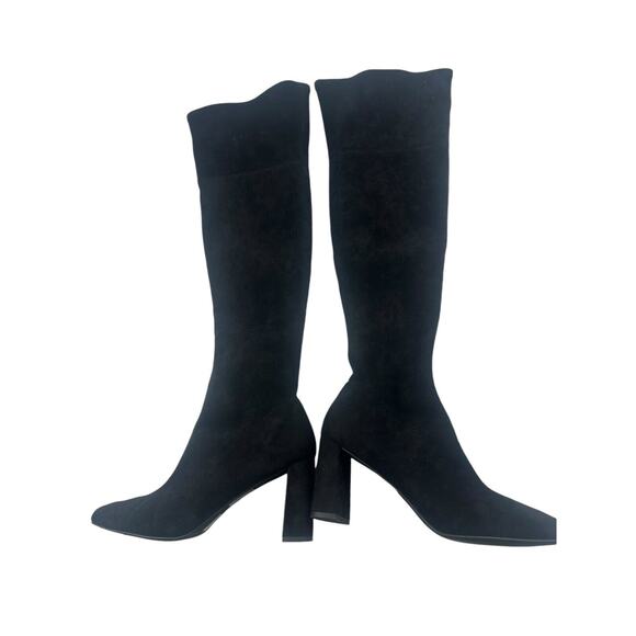 Jeffrey Campbell Parisah BLACK Over The Knee Sock Boots Suede 8.5 US NEW - Picture 3 of 14